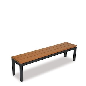 Coast Outdoor Bench Seat 1800 - Matt Black