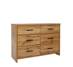 Nova Lowboy 6 Drawer