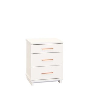 Franz Bedside 3 Drawer Tall