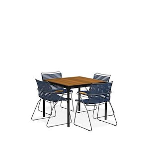 Four Outdoor Dining Suite 900sq with Click Chairs