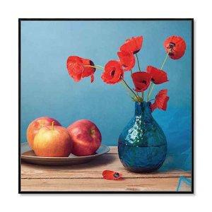 Apples/Poppies 1000sq Perspex Wall Art