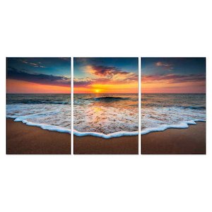 High Tide 3pc 1800x900 Perspex Wall Art