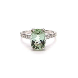 Majestic Tourmaline Diamond Ring