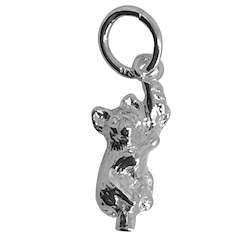 Silver Tiny Koala Charm