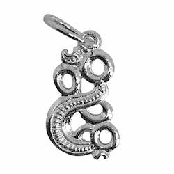 Silver Long Manaia Charm