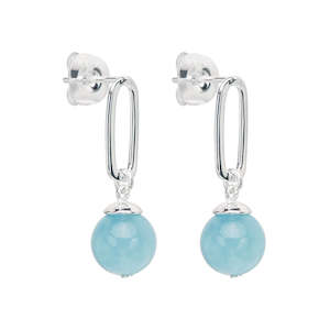 Jewellery: Ulysses Aquamarine Earrings