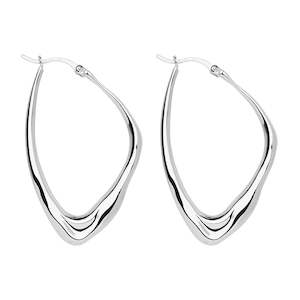 Isola Silver Hoop Earrings