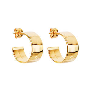 Jewellery: La Dolce Vita Gold Hoop Earrings