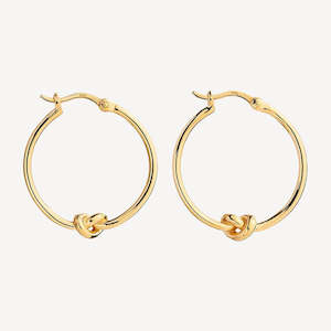 Jewellery: Nature's Knot Hoop Earring