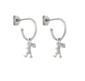 Runaway Girl Hoop Earrings