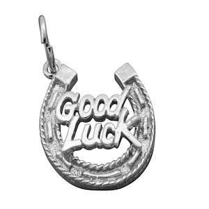 Gold Good Luck Horseshoe