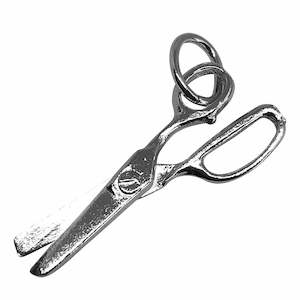 Silver Dressmakers Scissors