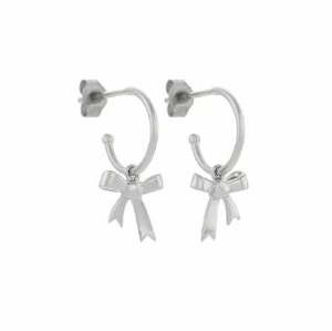 Bow Hoop Earrings