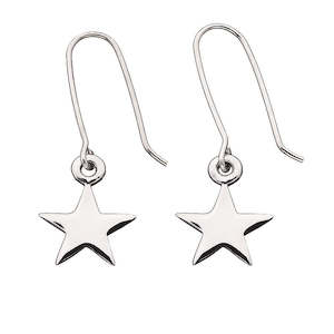 Star Earrings Silver