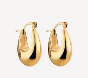 Cloudland Gold Hoop Earring