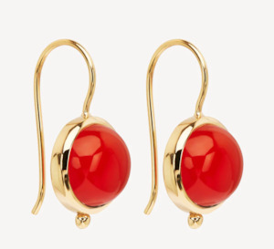 Geranio Red Onyx Earrings