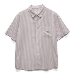 Clothing: S/DOUBLE CARD CHECK S/S SHIRT - PINK