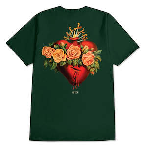 Clothing: PRIMITIVE SACRED TEE - FOREST GREEN