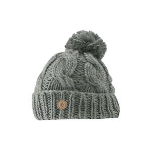 Volcom Hand Knit Beanie - Storm Grey