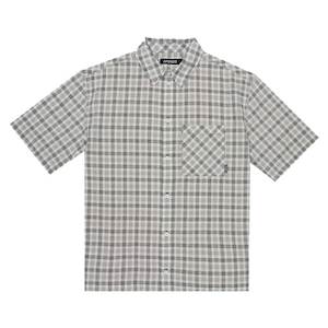 Afends Leo Organic Short Sleeve Shirt - Black/white