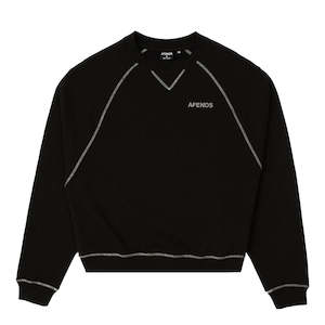 Afends Burner Crew Neck - Black