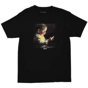 QUASI CHILD CARE TEE - BLACK