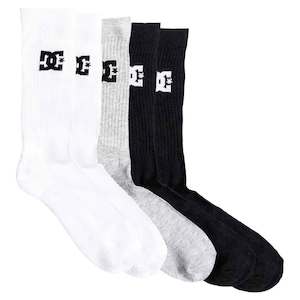 Clothing: DC CREW SOCKS 5 PACK - ASSORTED