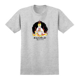 KROOKED OVER HEATED TEE - SPORTS GREY