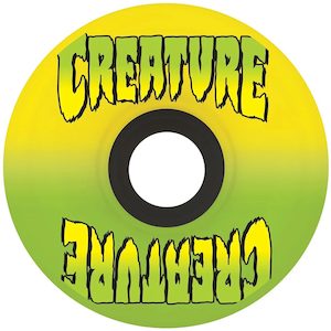 Clothing: OJ'S CREATURE BONEHEAD SUPER JUICE YELLOW GREEN 60MM 78A