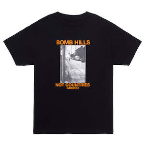 Gx1000 Bomb Hills Not Countries Tee - Black/orange