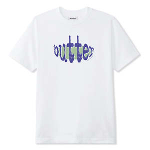 Clothing: BUTTER GOODS FRENZY TEE - WHITE