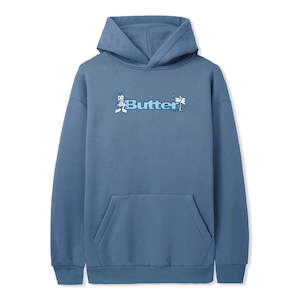 Butter Goods Quest Logo Pullover Hood - Slate