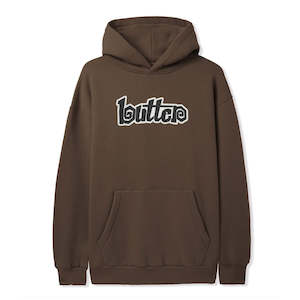 BUTTER GOODS SWIRL PULLOVER HOOD - WASHED BROWN