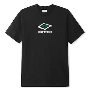 Clothing: BUTTER GOODS X UMBRO BALL TEE - BLACK