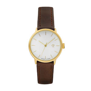 Chpo Watch - Khorshid Mini Gold (gold/black Vegan Leather)