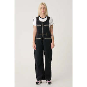 X-GIRL GORDON OVERALL - WASHED BLACK