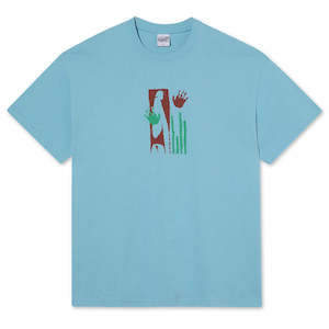 POLAR SITTING HANDS TEE - SKY BLUE