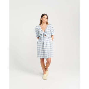 Thing Thing Dazzle Dress - Marine Check