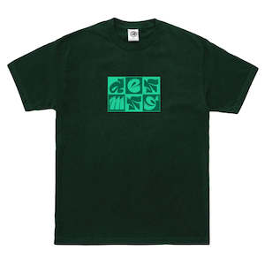 Clothing: DEF BUBBLE PREMIUM TEE - FOREST