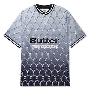 Clothing: BUTTER GOODS CAGE JERSEY - GREY