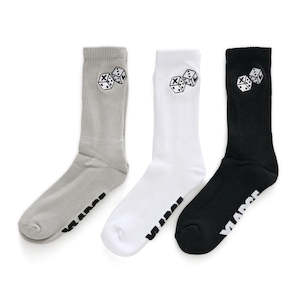 Xlarge Xl Dice Sock 3 Pack - Multi