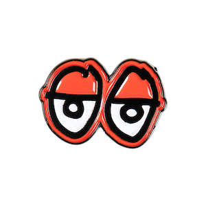 KROOKED EYES CUT OUT ENAMEL PIN