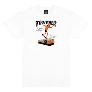 Thrasher Coffin S/s Tee - White