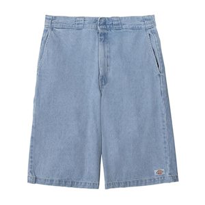 DICKIES 42283 13" DENIM MULTI POCKET SHORTS - LIGHT INDIGO