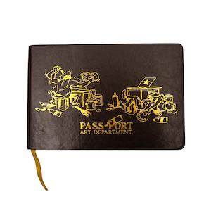 Clothing: PASSPORT ART DEPT. SKETCHBOOK - BROWN/GOLD