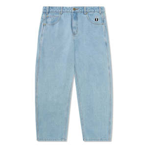 Butter Goods Lock Baggy Denim Jeans - Light Indigo