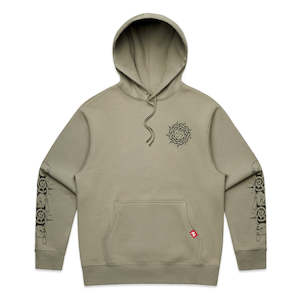 Clothing: DEF X THOM HINTON YIN YANG HOOD - EUCALYPTUS