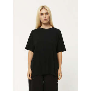 AFENDS SLAY HEMP OVERSIZED TEE - BLACK