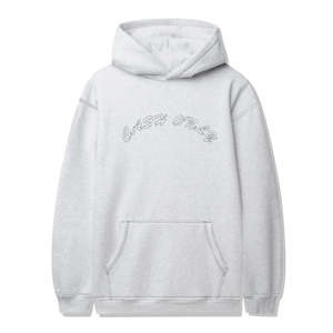 Cash Only Stitch Logo Pullover Hood - Ash