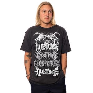 Alc Dark Omens Vintage Tee - Vintage Black